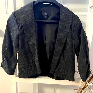 BCX Black and gray suit jacket XS